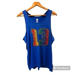 Cell Block 13 Blue Mesh Pride Tank